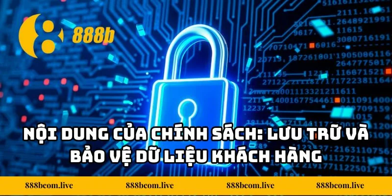 Nội dung của chính sách: Lưu trữ và bảo vệ dữ liệu khách hàng